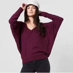 Free People Women’s Santa Clara Thermal Top in Mulberry